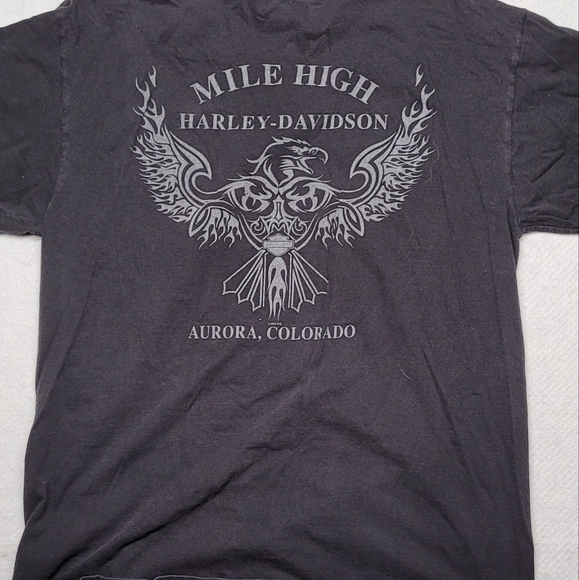 Harley Davidson tshirt "unleashed the power" T-shirt man's large - Picture 2 of 3